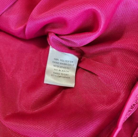 Pixley Women's Modified A-Line Dress with Elastic Waist, Pink, Size M - Picture 4 of 8